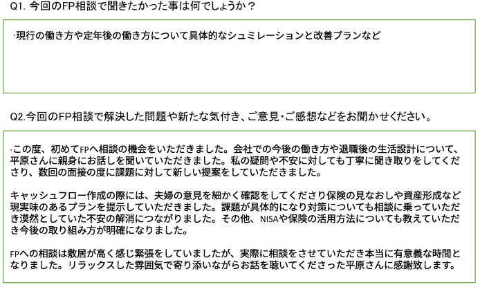 お客様の声